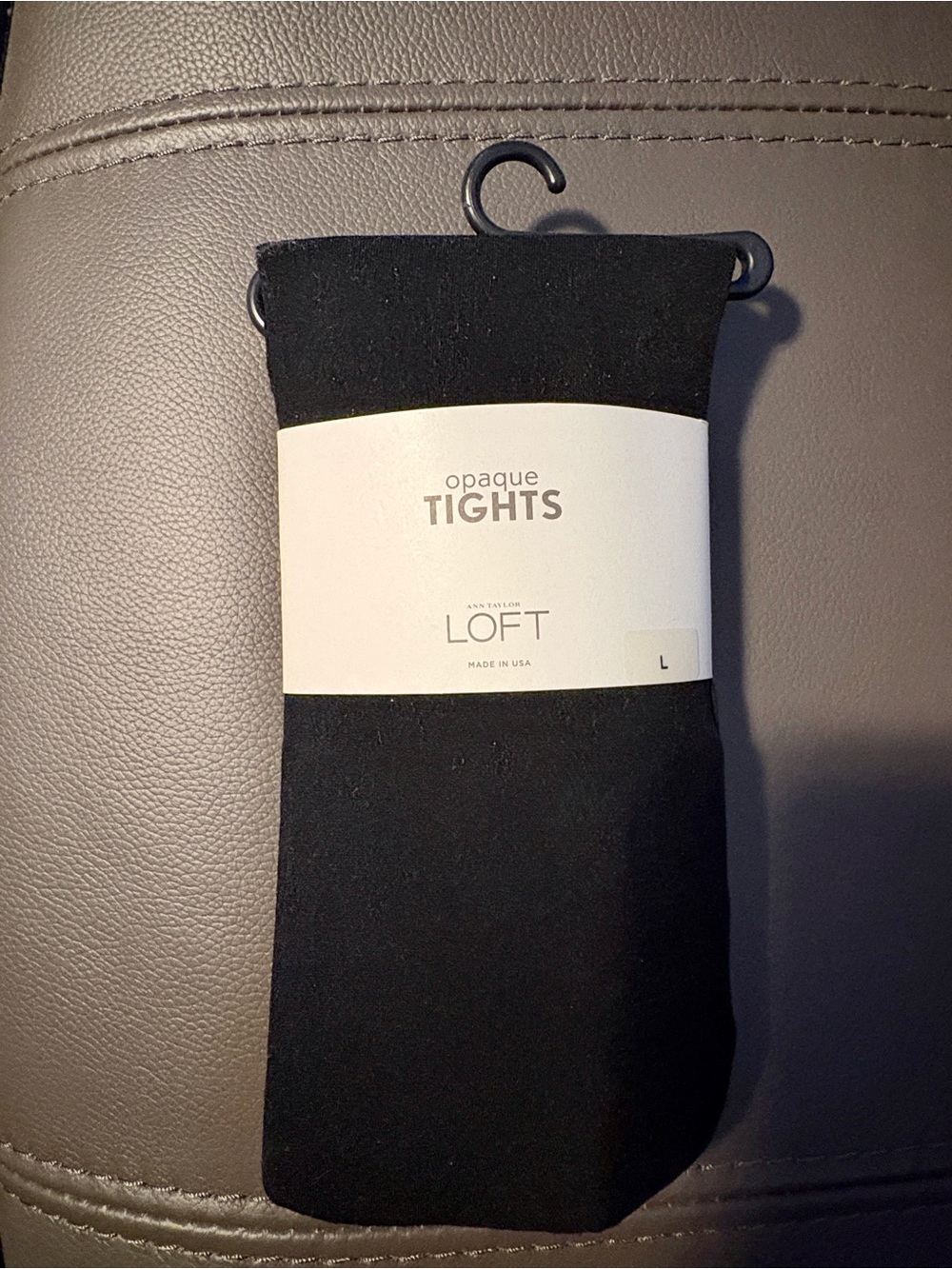 LOFT Black Opaque Tights